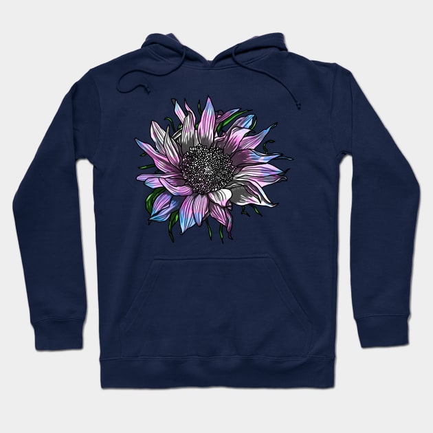 Trans Sunflower Hoodie by Art by Veya